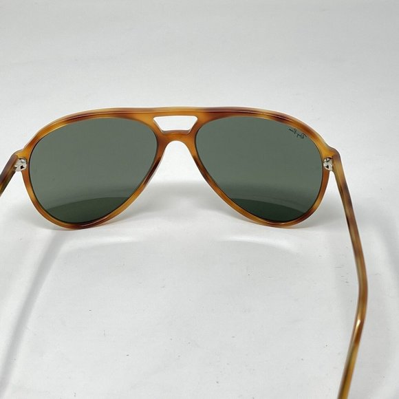 Ray-Ban Tortoise Sunglasses with Dark Green Lenses - Picture 4 of 12